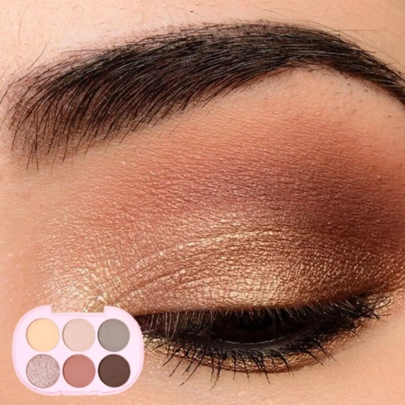 PAQ 24 PALETAS SOMBRAS NEUTRAS TEXTURA SUAVE DIFUMINADO ALJ - 6