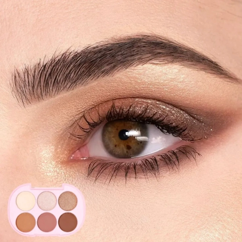 PAQ 24 PALETAS SOMBRAS NEUTRAS TEXTURA SUAVE DIFUMINADO ALJ - 9