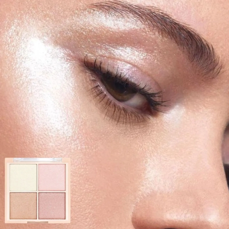 PAQ 24 PALETAS ILUMINADOR FACIAL 4 TONOS EFECTO SEDA ALJ - 6