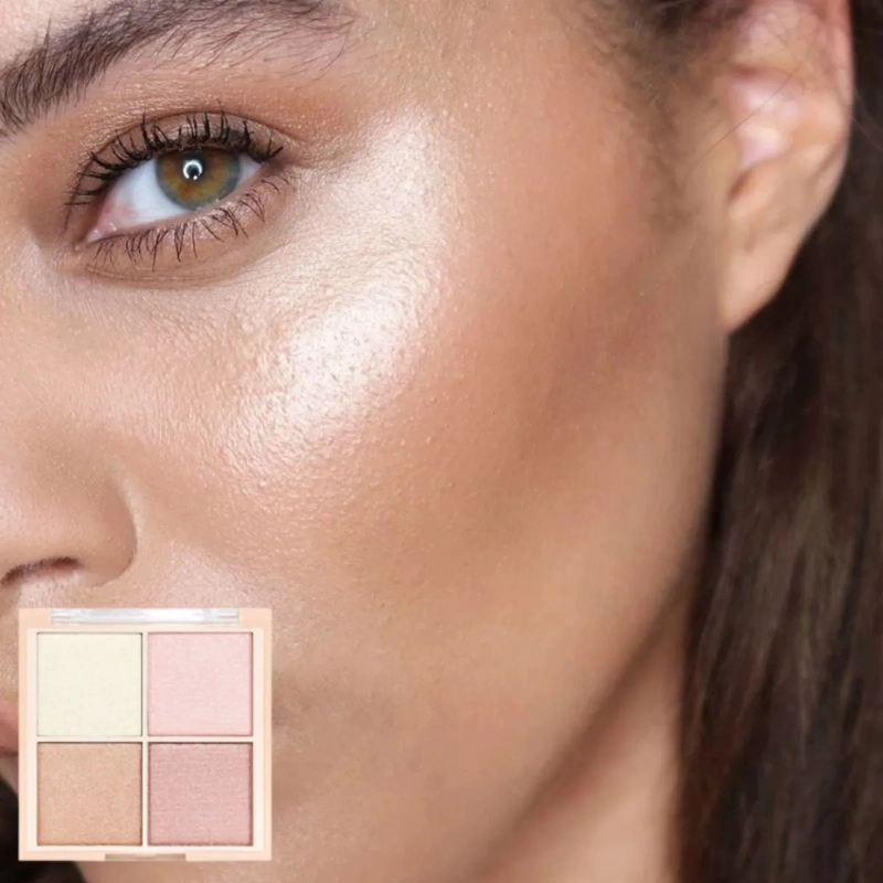 PAQ 24 PALETAS ILUMINADOR FACIAL 4 TONOS EFECTO SEDA ALJ - 8