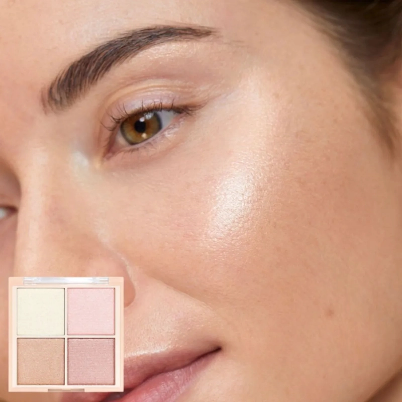 PAQ 24 PALETAS ILUMINADOR FACIAL 4 TONOS EFECTO SEDA ALJ - 9