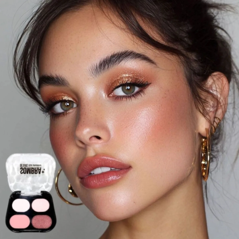PAQ 24 PALETAS SOMBRAS 4 TONOS COMPACTA LARGA DURACION ALJ - 3
