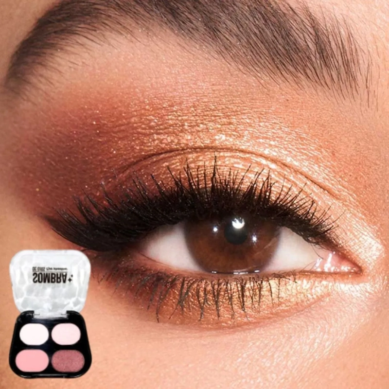 PAQ 24 PALETAS SOMBRAS 4 TONOS COMPACTA LARGA DURACION ALJ - 4
