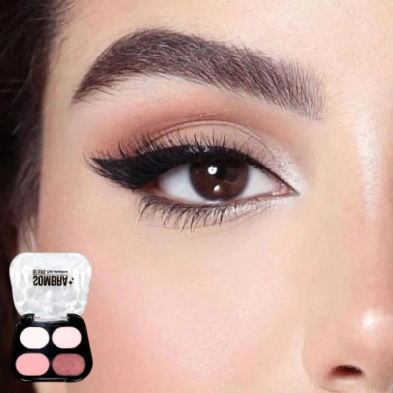 PAQ 24 PALETAS SOMBRAS 4 TONOS COMPACTA LARGA DURACION ALJ - 6