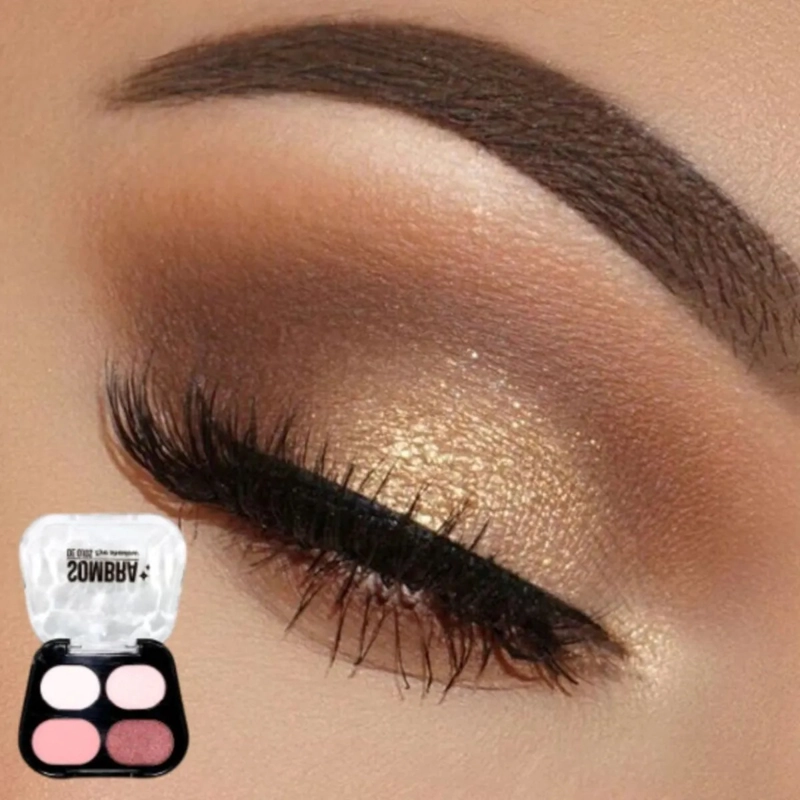 PAQ 24 PALETAS SOMBRAS 4 TONOS COMPACTA LARGA DURACION ALJ - 7