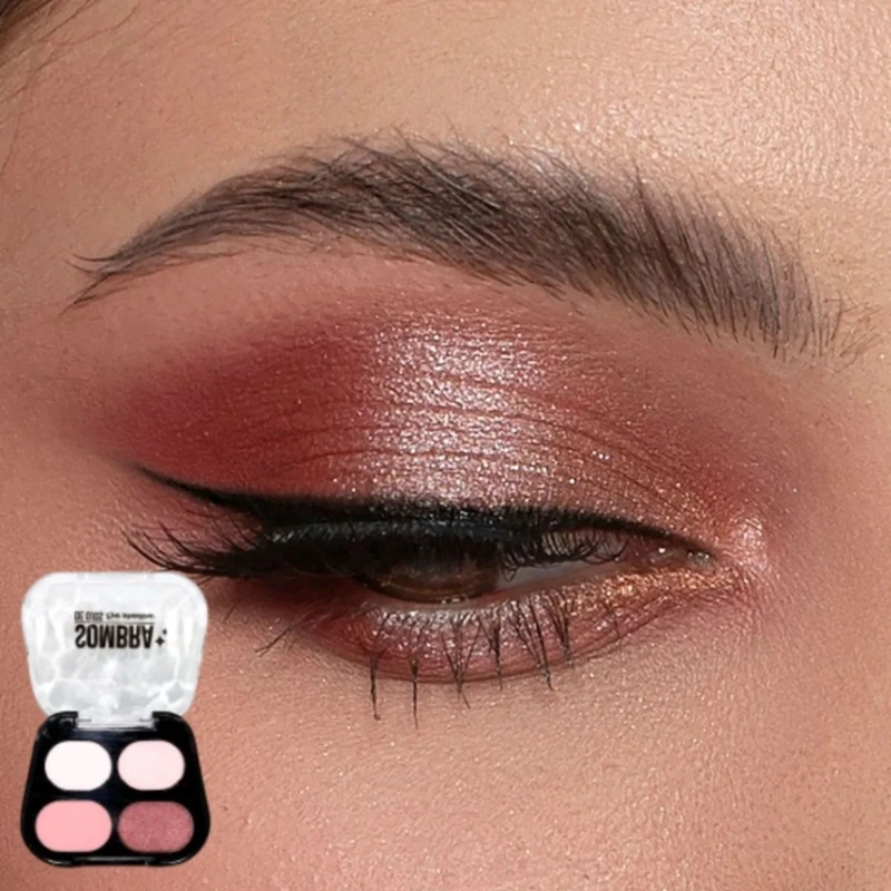 PAQ 24 PALETAS SOMBRAS 4 TONOS COMPACTA LARGA DURACION ALJ - 9
