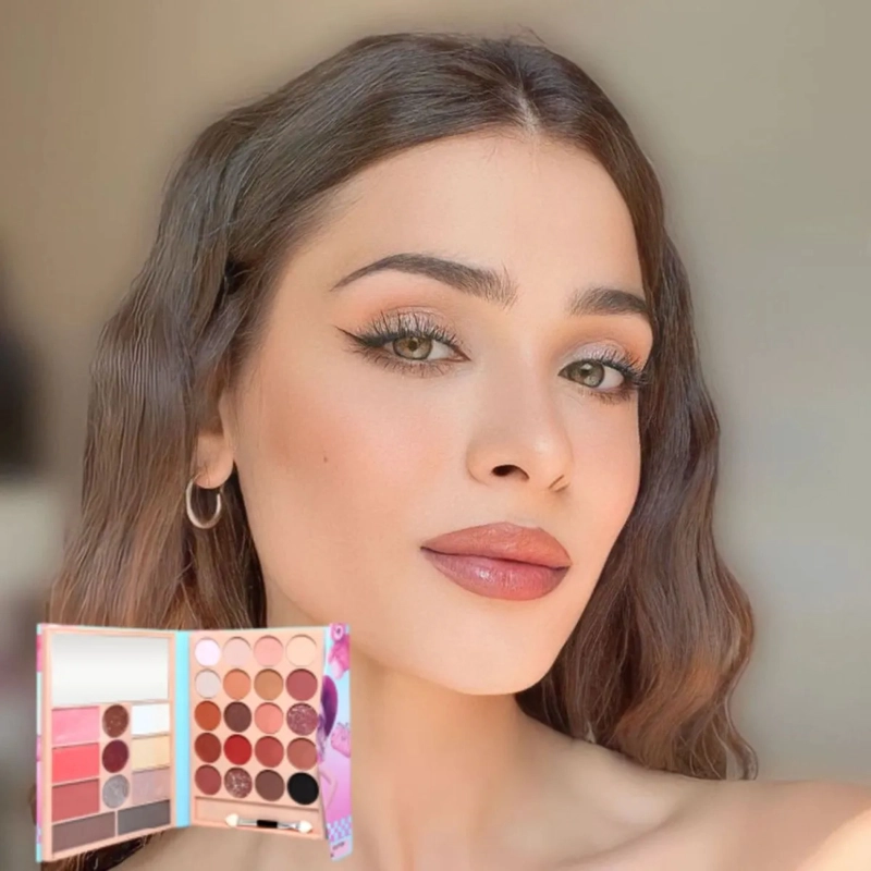PAQ 12 PALETAS MAQUILLAJE COMPLETA DEFINICION BRILLO ALJ - 10