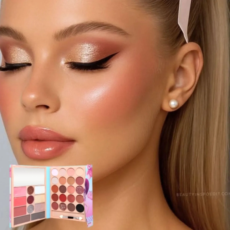 PAQ 12 PALETAS MAQUILLAJE COMPLETA DEFINICION BRILLO ALJ - 4