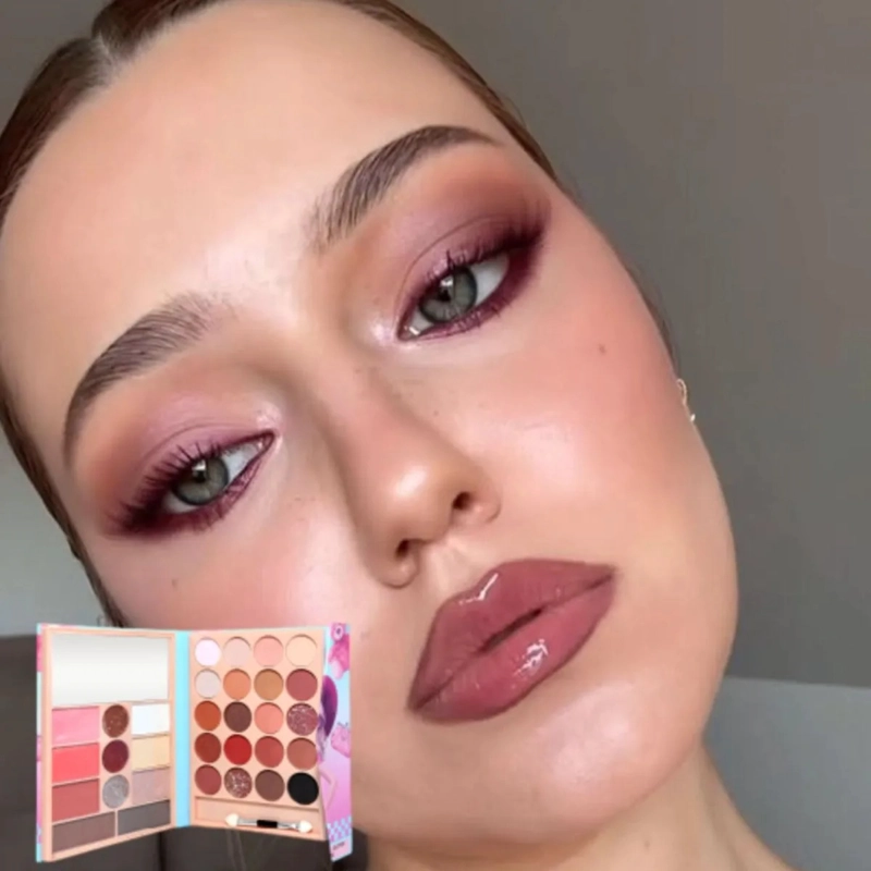 PAQ 12 PALETAS MAQUILLAJE COMPLETA DEFINICION BRILLO ALJ - 6