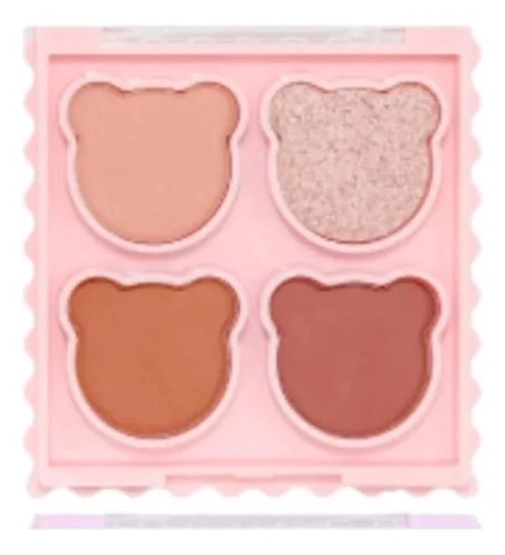 PAQ 24 PALETAS SOMBRAS OJOS OSITO TEDDY GLAM COMPACTO ALJ - 1