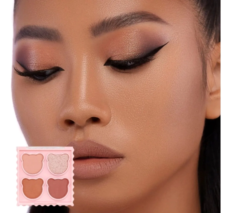 PAQ 24 PALETAS SOMBRAS OJOS OSITO TEDDY GLAM COMPACTO ALJ - 3