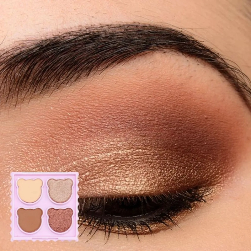 PAQ 24 PALETAS SOMBRAS OJOS OSITO TEDDY GLAM COMPACTO ALJ - 5