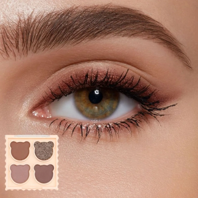 PAQ 24 PALETAS SOMBRAS OJOS OSITO TEDDY GLAM COMPACTO ALJ - 6