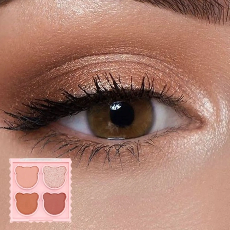 PAQ 24 PALETAS SOMBRAS OJOS OSITO TEDDY GLAM COMPACTO ALJ - 7