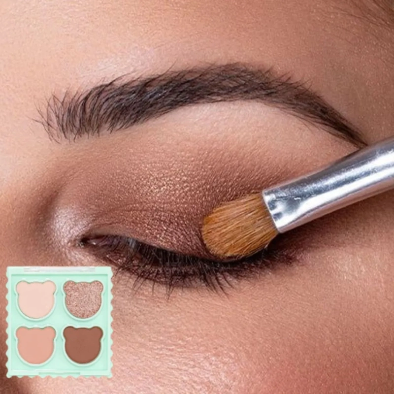 PAQ 24 PALETAS SOMBRAS OJOS OSITO TEDDY GLAM COMPACTO ALJ - 8