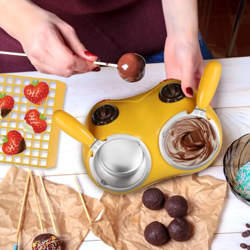 CHOCOLATERA DOBLE PROFESIONAL REPOSTERIA FONDUE ALJ - 3