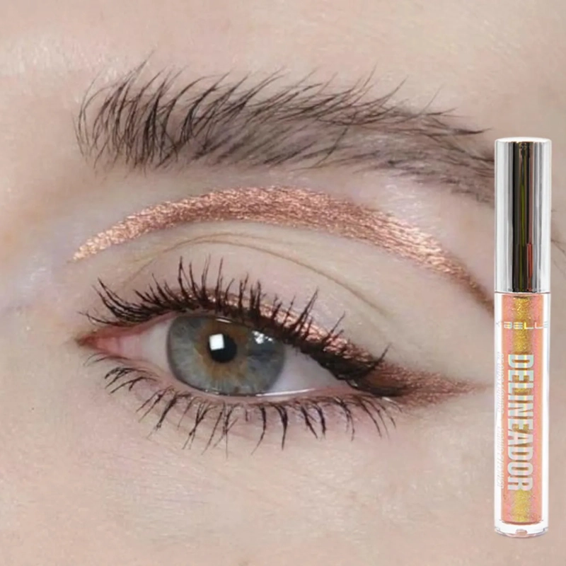SET 2 DELINEADORES LIQUIDOS OJOS GLITTER SECADO RAPIDO ALJ - 9