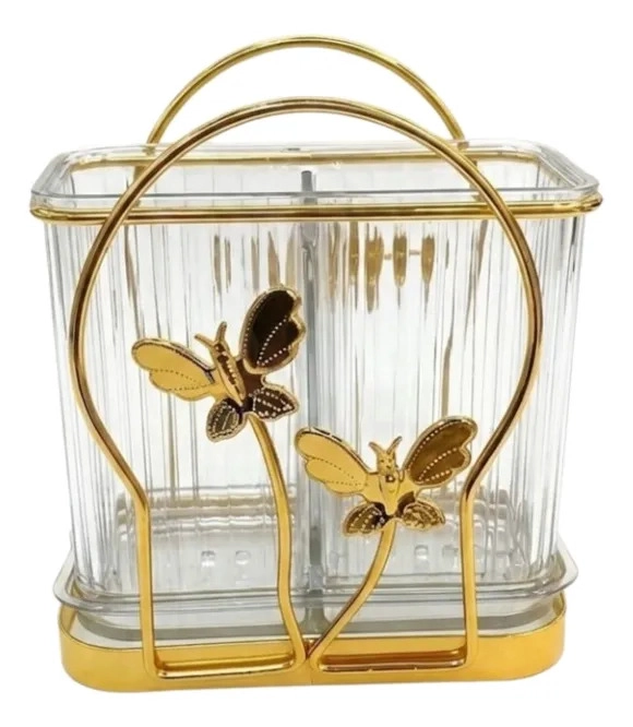 ORGANIZADOR CUBIERTOS UTENSILIOS ELEGANTE MARIPOSAS ALJ - 1
