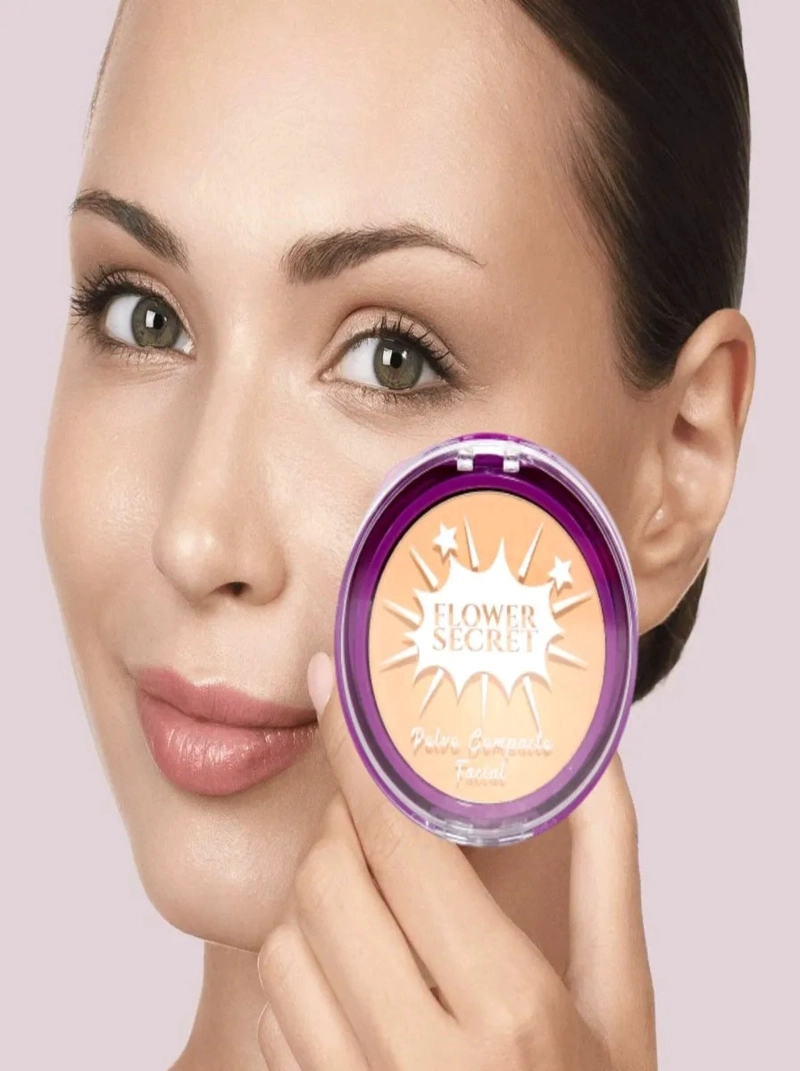 PACK 12 POLVOS COMPACTO FACIAL MAQUILLAJE NATURAL LAU - 10