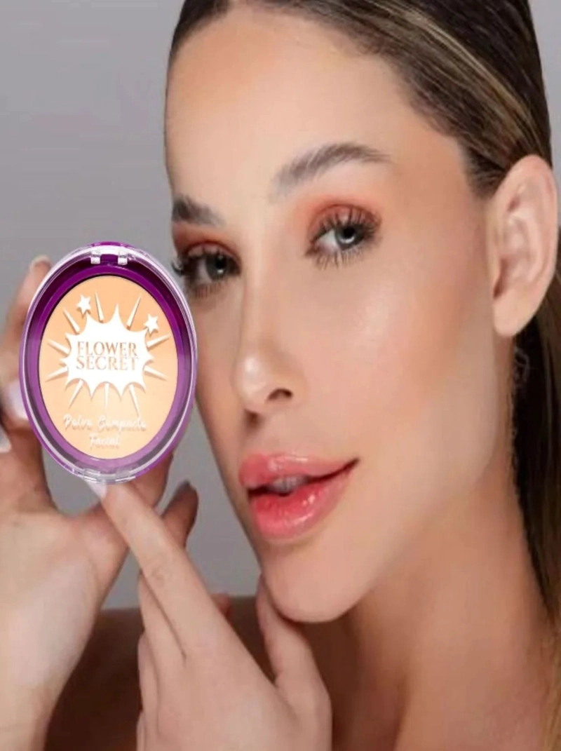 PACK 12 POLVOS COMPACTO FACIAL MAQUILLAJE NATURAL LAU - 9