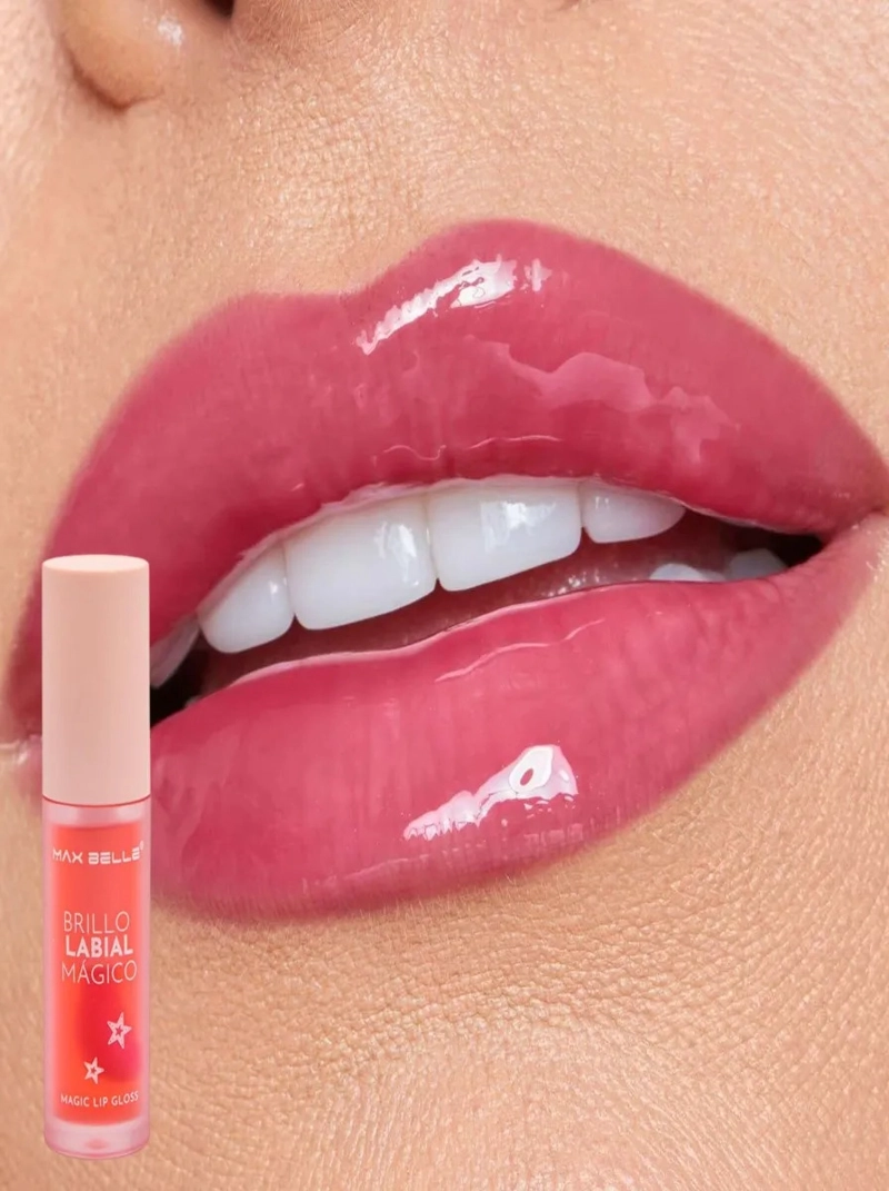 PACK 2 BRILLOS LABIAL MAGICO BRILLANETE GLOSS MAQUILLAJE LAU - 2