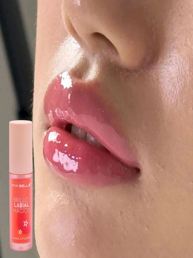 PACK 2 BRILLOS LABIAL MAGICO BRILLANETE GLOSS MAQUILLAJE LAU - 7