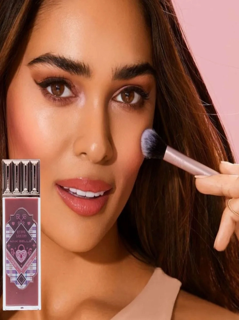 PACK 3 RUBORES LIQUIDOS BLUSH BRILLANTE MAQUILLAJE LAU - 5