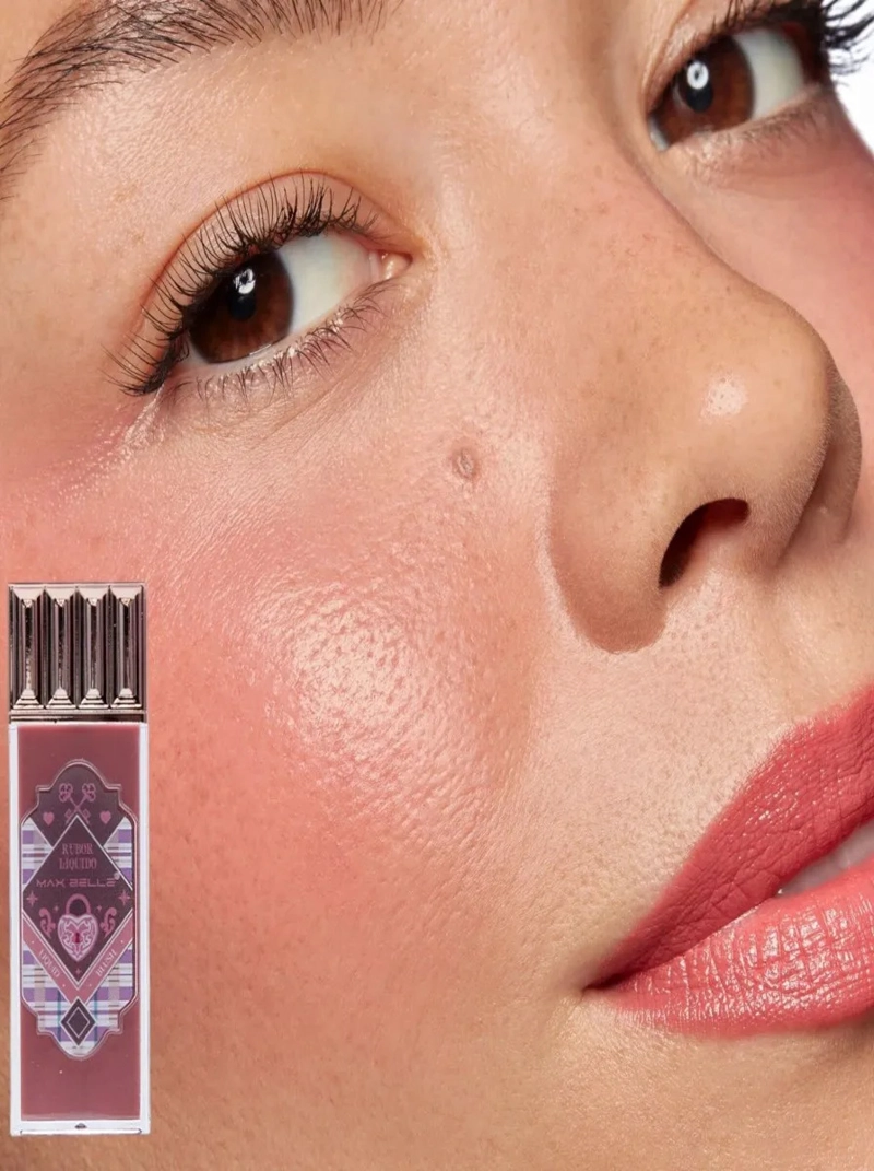 PACK 3 RUBORES LIQUIDOS BLUSH BRILLANTE MAQUILLAJE LAU - 6