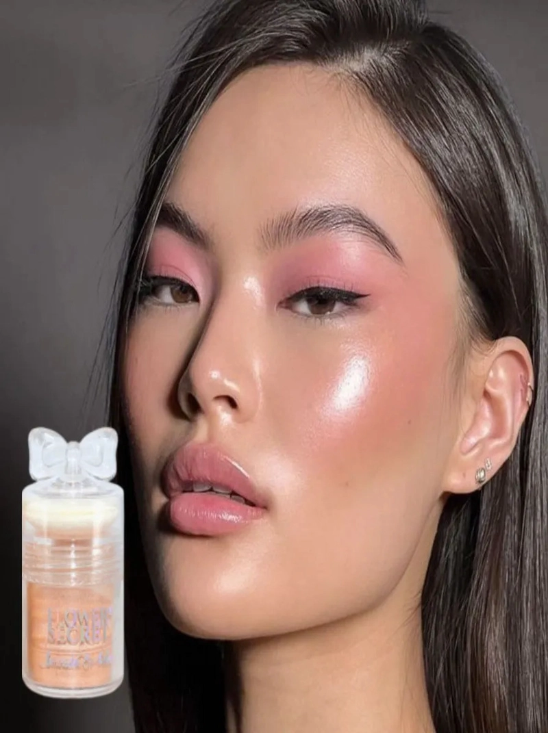 PACK 12 ILUMINADOR POLVO RADIANTE BRILLANTE MAQUILLAJE LAU - 10
