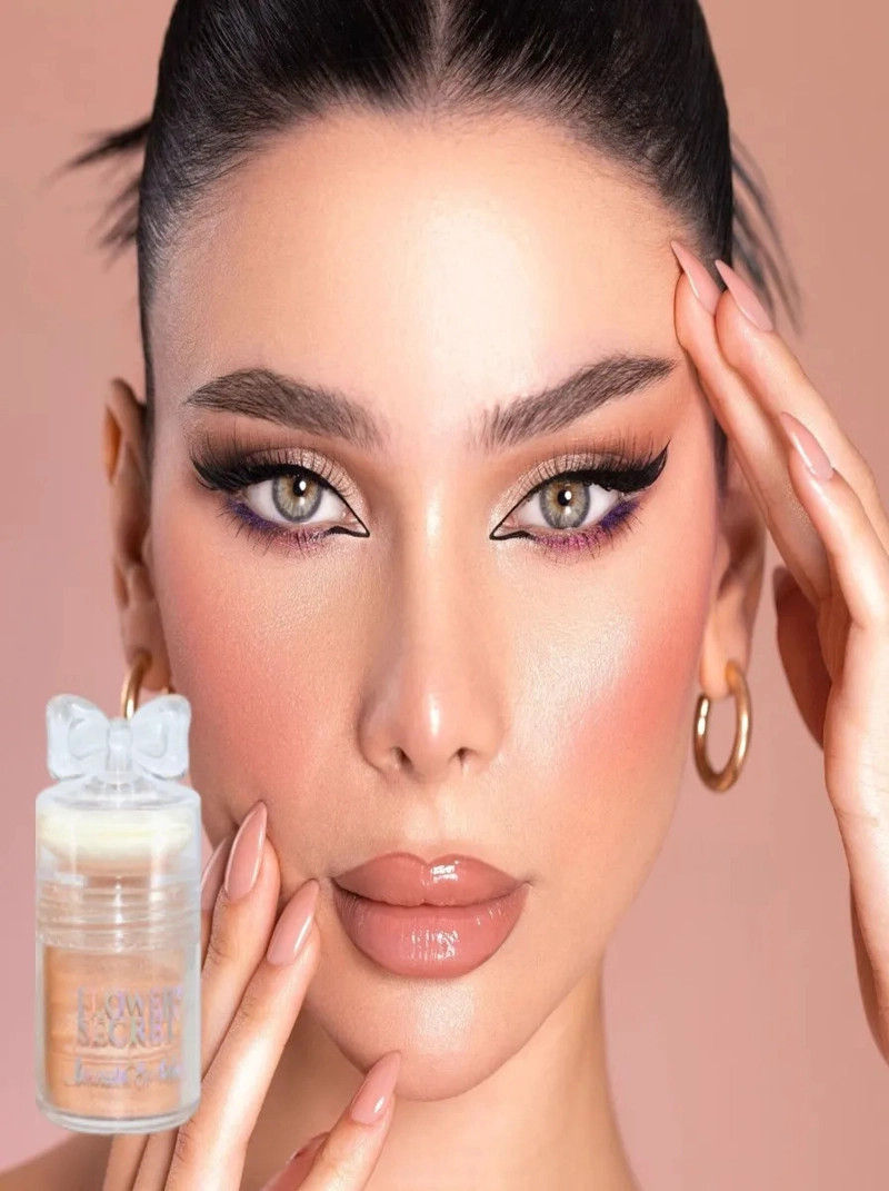 PACK 12 ILUMINADOR POLVO RADIANTE BRILLANTE MAQUILLAJE LAU - 7