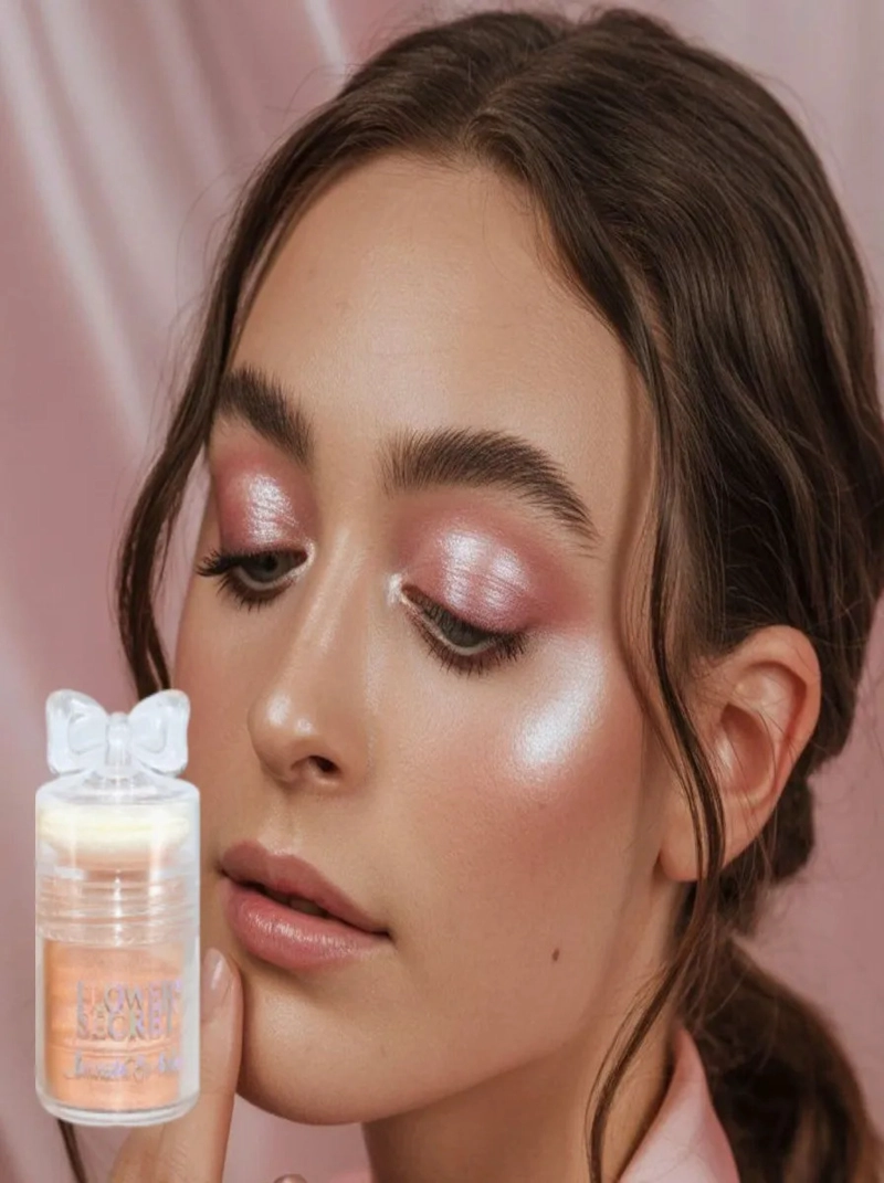 PACK 12 ILUMINADOR POLVO RADIANTE BRILLANTE MAQUILLAJE LAU - 8