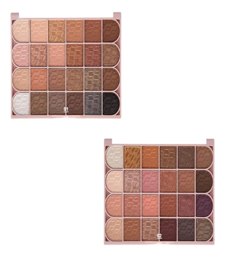 SOMBRA DE OJOS MATE SATINADO BRILLANTE MAQUILLAJE LAU - 3