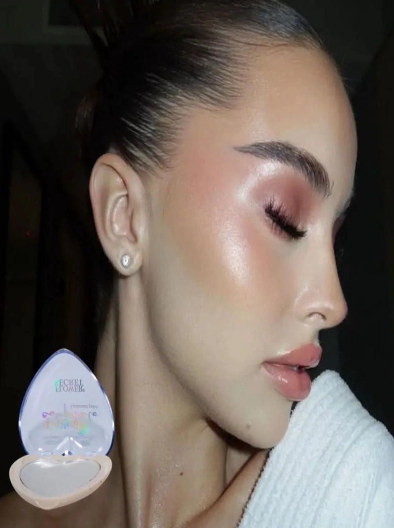 PACK 4 POLVOS COMPACTO FACIAL ILUMINADOR BRILLA RADIANTE LAU - 8