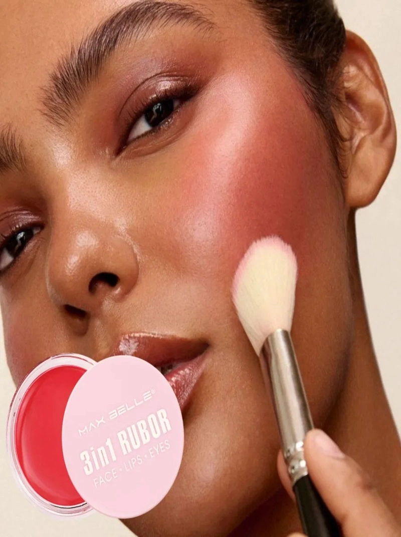 PACK 2 RUBOR CREMOSOS BLUSH MULTIUSOS BELLEZA LAU - 4