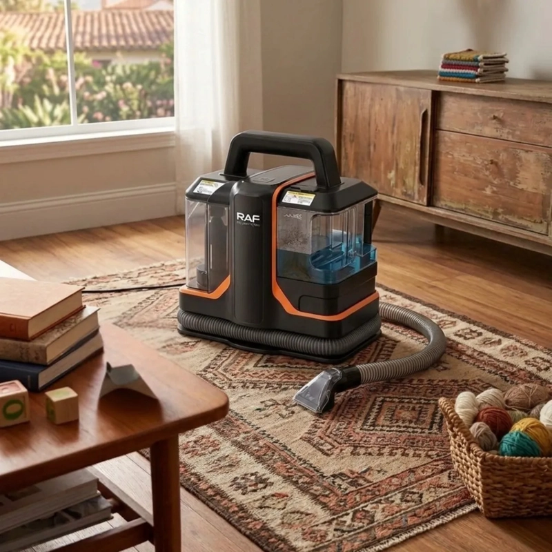 ASPIRADORA LIMPIA TAPIZ PORTATIL AUTOS MUEBLES MULTIUSO ALJ - 8