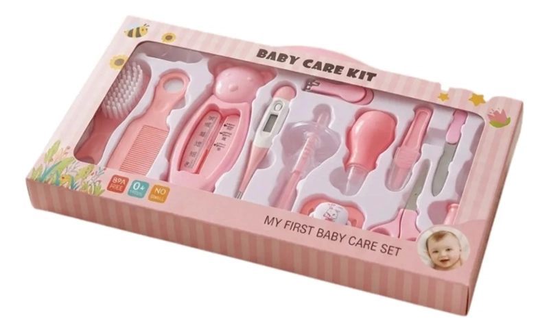 KIT HIGIENE BEBES CORTAUÑAS TERMOMETRO  ASPIRADOR NASAL ALJ - 2