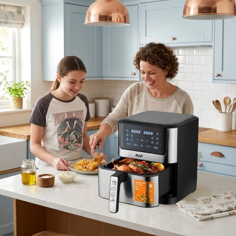 FREIDORA AIRE DIGITAL MULTIFUNCION COCINA HOGAR PREMIUM ALJ - 3
