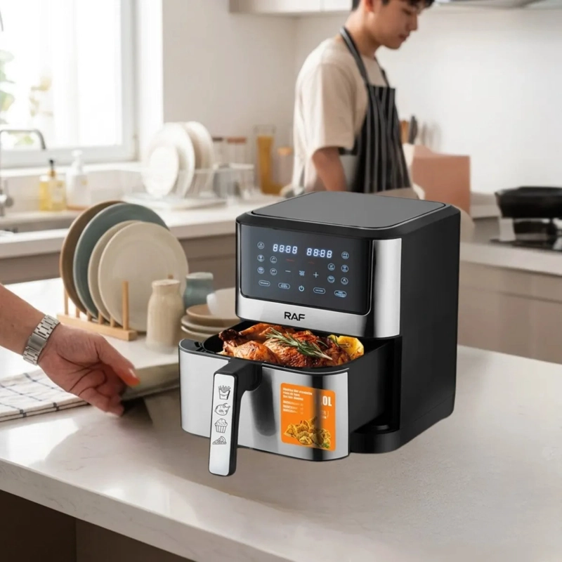 FREIDORA AIRE DIGITAL MULTIFUNCION COCINA HOGAR PREMIUM ALJ - 7