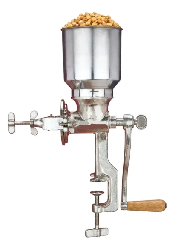 MOLINO MANUAL MANIVELA REGULABLE GRANOS CAFE  MAIZ ALJ - 1