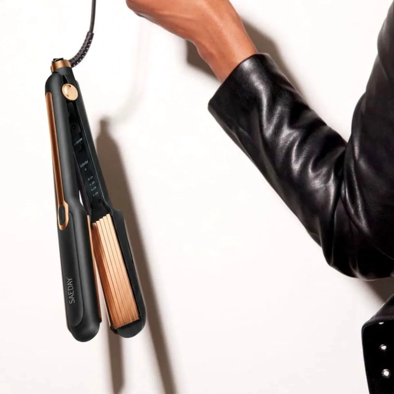 RIZADORA ONDULADORA CABELLO EFECTO CRIMPADO PROFESIONAL ALJ - 9