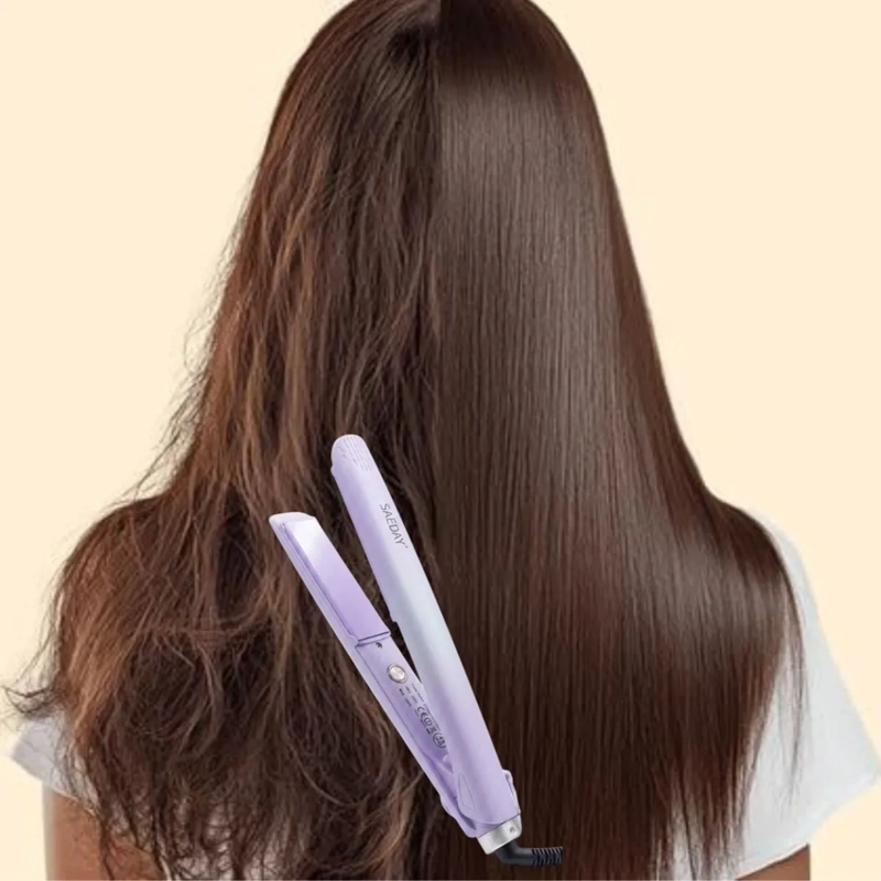PLANCHA CABELLO PROFESIONAL ALISADORA CABLE GIRATORIO ALJ - 6