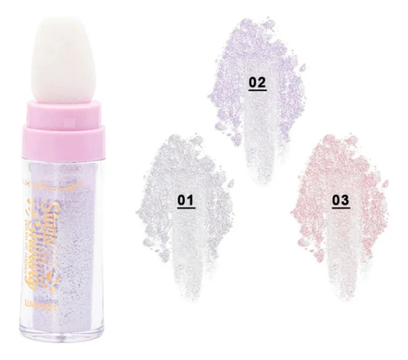 ILUMINADOR POLVO HADAS ROSTRO CUERPO BRILLO NATURAL ALJ - 2