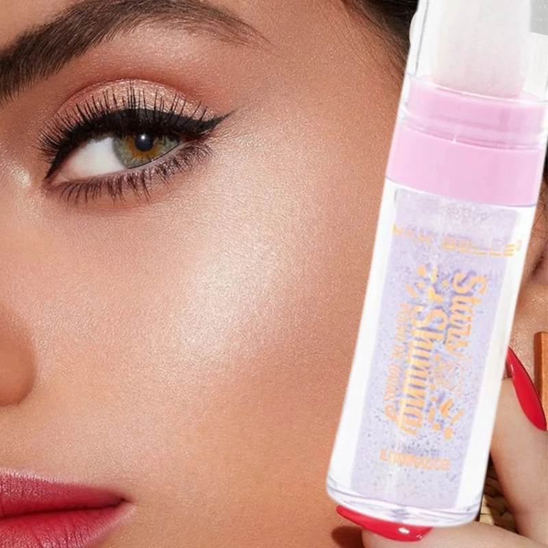 ILUMINADOR POLVO HADAS ROSTRO CUERPO BRILLO NATURAL ALJ - 3