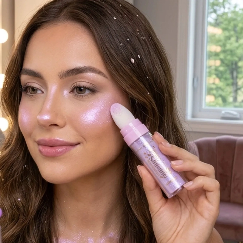 ILUMINADOR POLVO HADAS ROSTRO CUERPO BRILLO NATURAL ALJ - 7