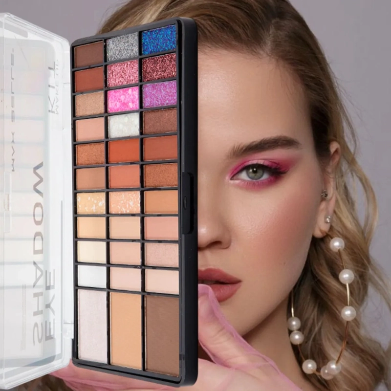 SET SOMBRAS OJOS PROFESIONAL TONOS MATE SATINADO ALJ - 2