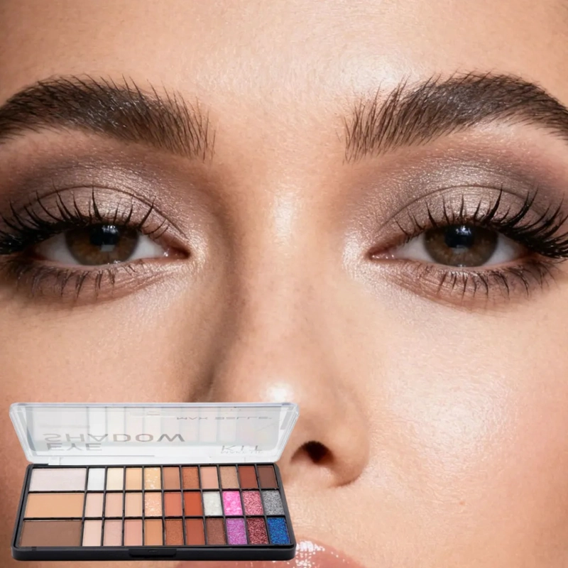 SET SOMBRAS OJOS PROFESIONAL TONOS MATE SATINADO ALJ - 4