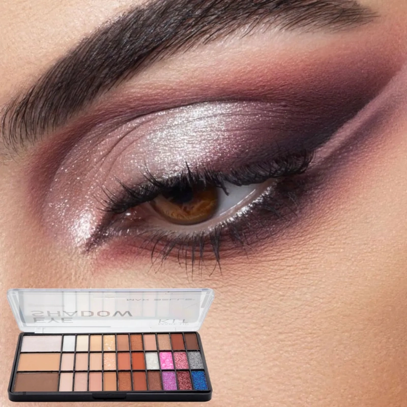 SET SOMBRAS OJOS PROFESIONAL TONOS MATE SATINADO ALJ - 5