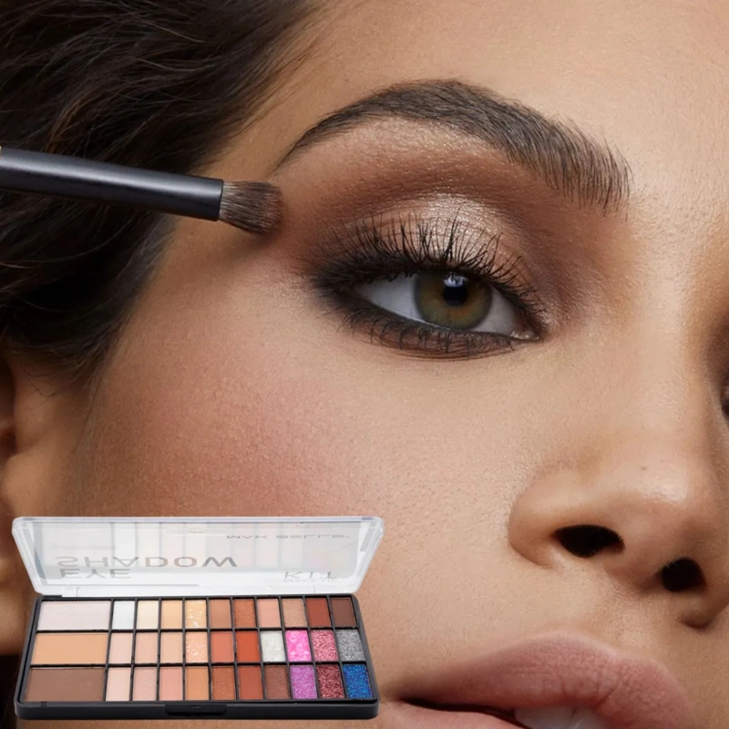 SET SOMBRAS OJOS PROFESIONAL TONOS MATE SATINADO ALJ - 9