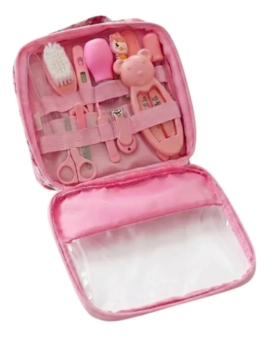 KIT CUIDADO BEBE  CORTAUÑAS TERMOMETRO ASPIRADOR NASAL ALJ - 1