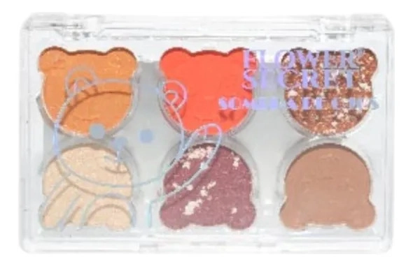 PAQUETE 24 PALETAS SOMBRAS OJOS 6 COLORES ESTE TICA OSITOS MV - 1